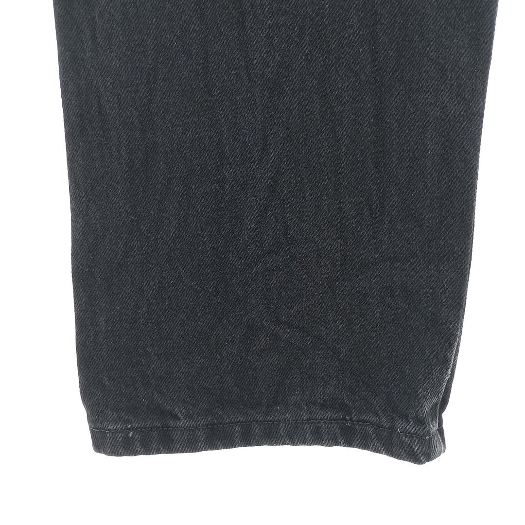 Rustler Black Denim Straight Denim Pants for Men, W30 equivalent cotton black type Vintage Second Hand