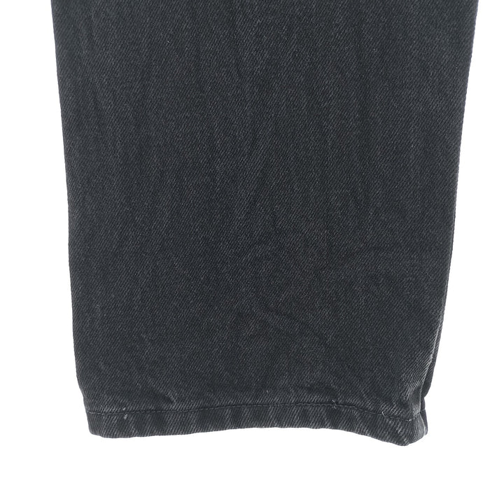 Rustler Black Denim Straight Denim Pants for Men, W30 equivalent cotton black type Vintage Second Hand