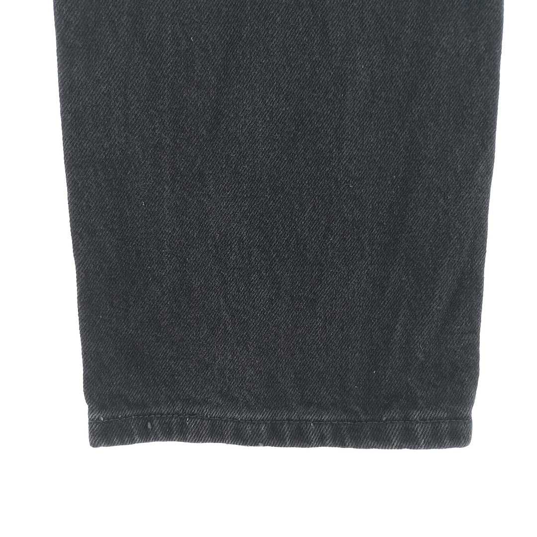 Rustler Black Denim Straight Denim Pants for Men, W30 equivalent cotton black type Vintage Second Hand