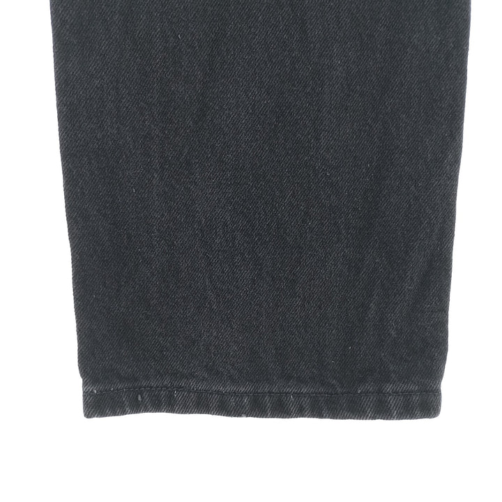 Rustler Black Denim Straight Denim Pants for Men, W30 equivalent cotton black type Vintage Second Hand
