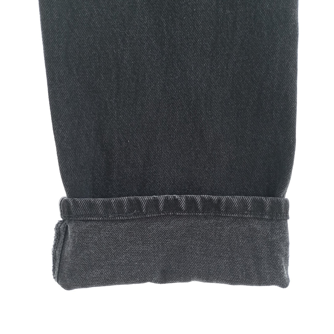 Rustler Black Denim Straight Denim Pants for Men, W30 equivalent cotton black type Vintage Second Hand