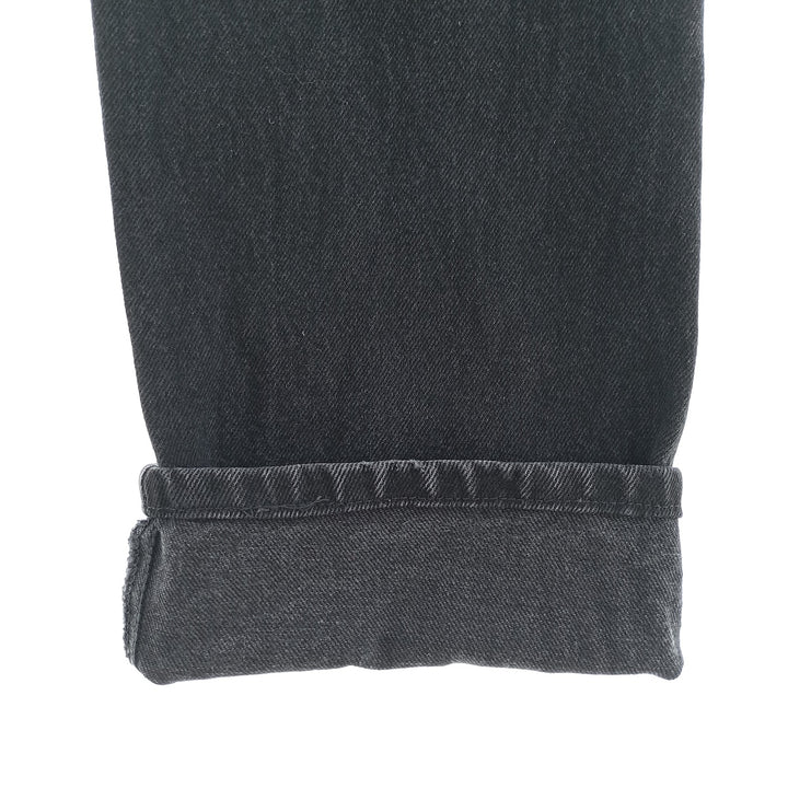 Rustler Black Denim Straight Denim Pants for Men, W30 equivalent cotton black type Vintage Second Hand
