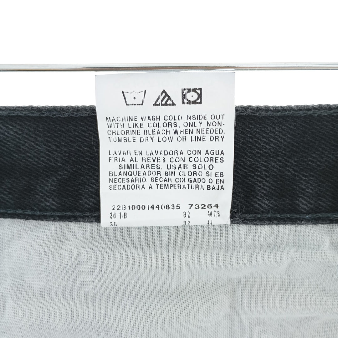 Rustler Black Denim Straight Denim Pants for Men, W34 equivalent cotton black type Vintage Second Hand