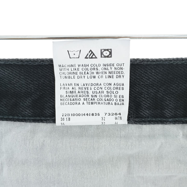 Rustler Black Denim Straight Denim Pants for Men, W34 equivalent cotton black type Vintage Second Hand