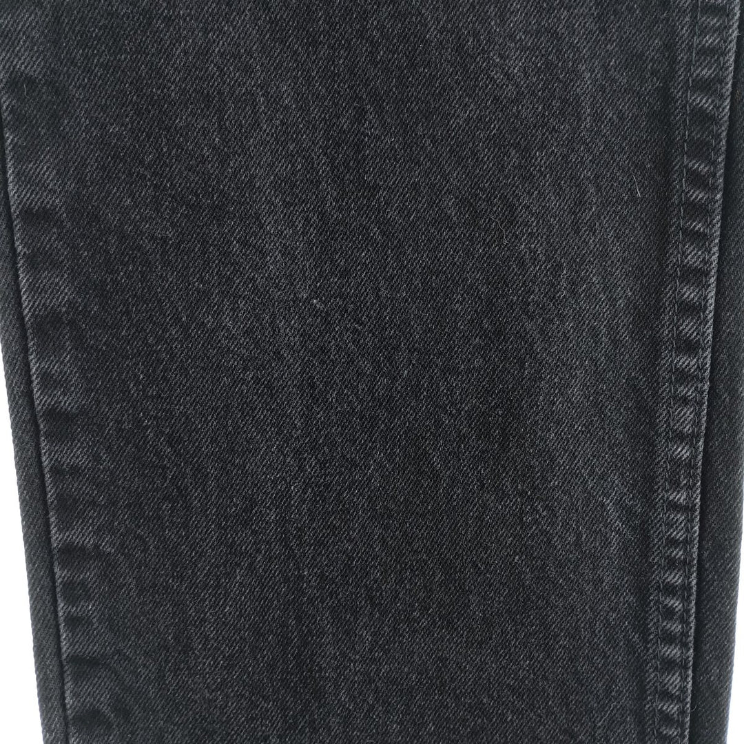 Rustler Black Denim Straight Denim Pants for Men, W34 equivalent cotton black type Vintage Second Hand