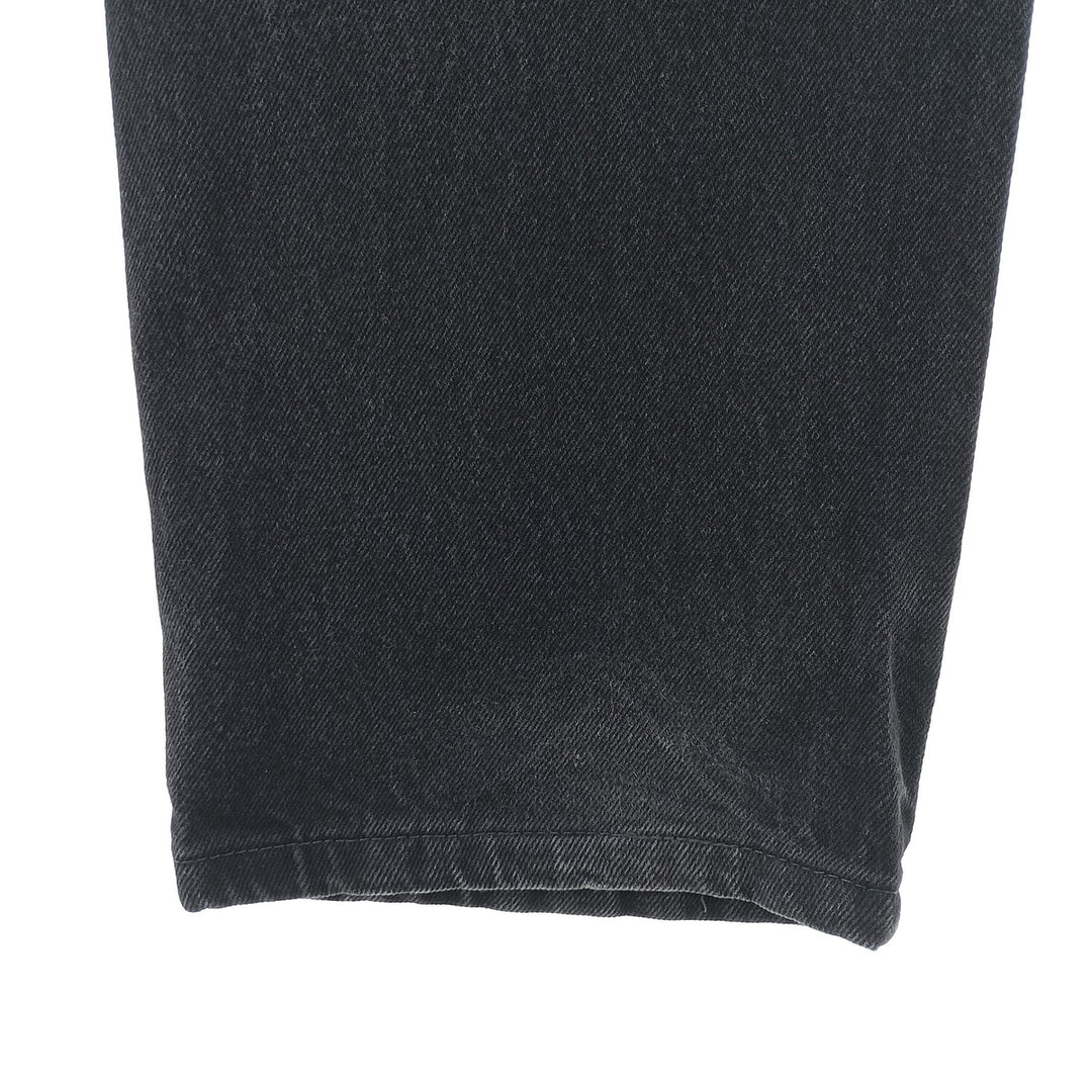 Rustler Black Denim Straight Denim Pants for Men, W34 equivalent cotton black type Vintage Second Hand