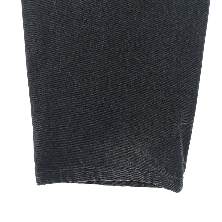 Rustler Black Denim Straight Denim Pants for Men, W34 equivalent cotton black type Vintage Second Hand