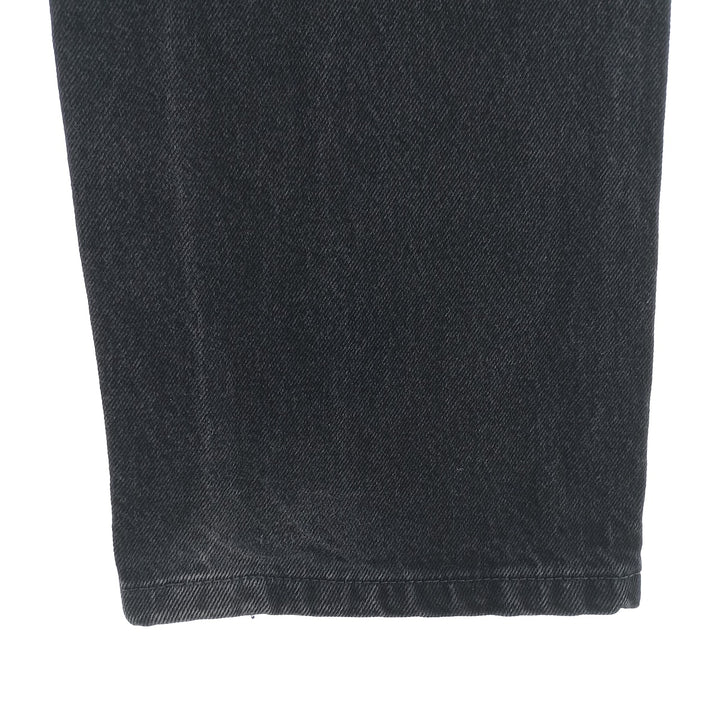 Rustler Black Denim Straight Denim Pants for Men, W34 equivalent cotton black type Vintage Second Hand