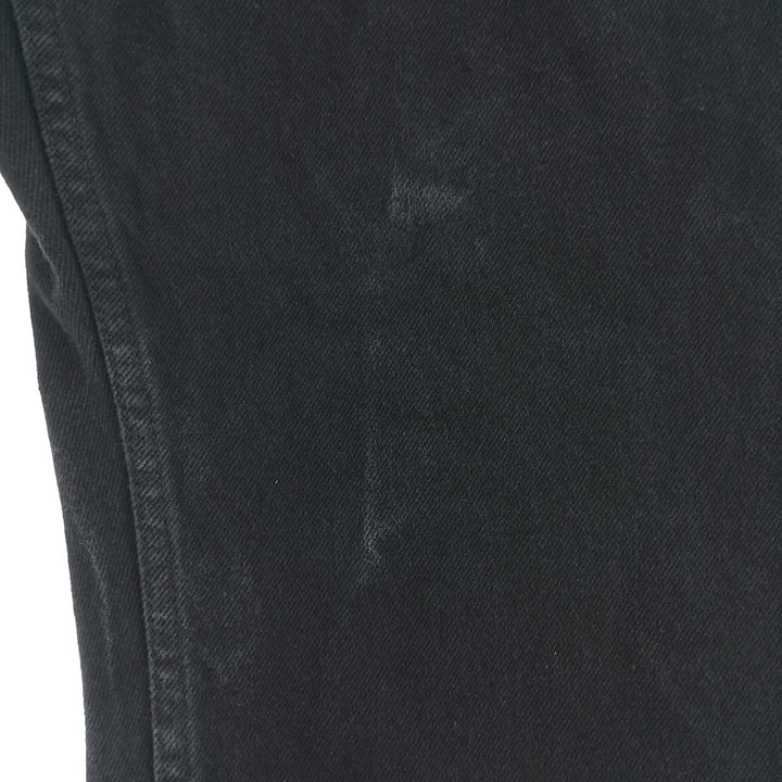 2000'S Wrangler Relaxed Fit Black Denim Straight Leg Denim Pants, Men's Size 34 cotton black type Vintage Second Hand