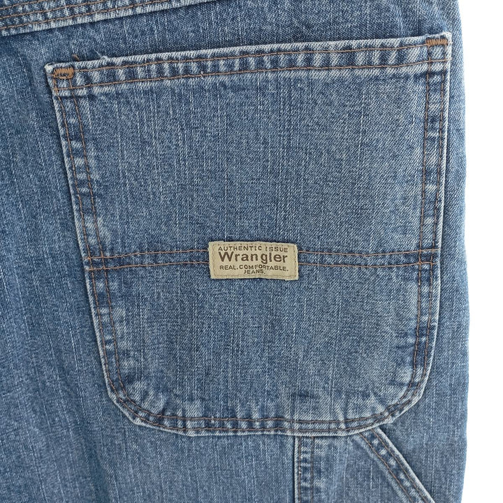 00'S Wrangler CARPENTER denim painter pants for men, equivalent to W33 cotton blue type Vintage Second Hand