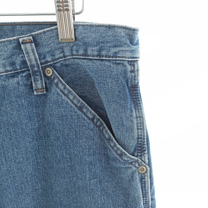 00'S Wrangler CARPENTER denim painter pants for men, equivalent to W33 cotton blue type Vintage Second Hand