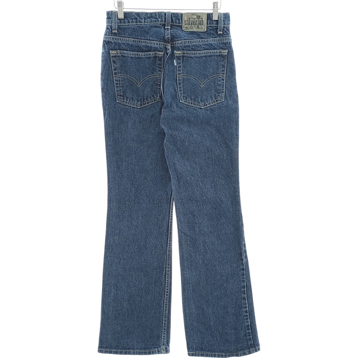 90'S Levi's SILVER TAB Silver Tab Straight Denim Pants Made in USA Women's L (w29) Vintage cotton blue type Vintage Second Hand