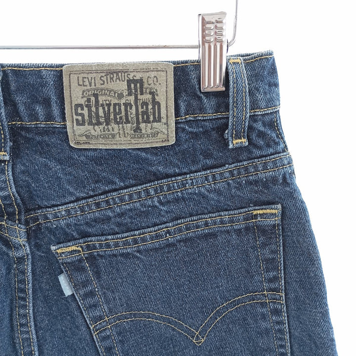 90'S Levi's SILVER TAB Silver Tab Straight Denim Pants Made in USA Women's L (w29) Vintage cotton blue type Vintage Second Hand