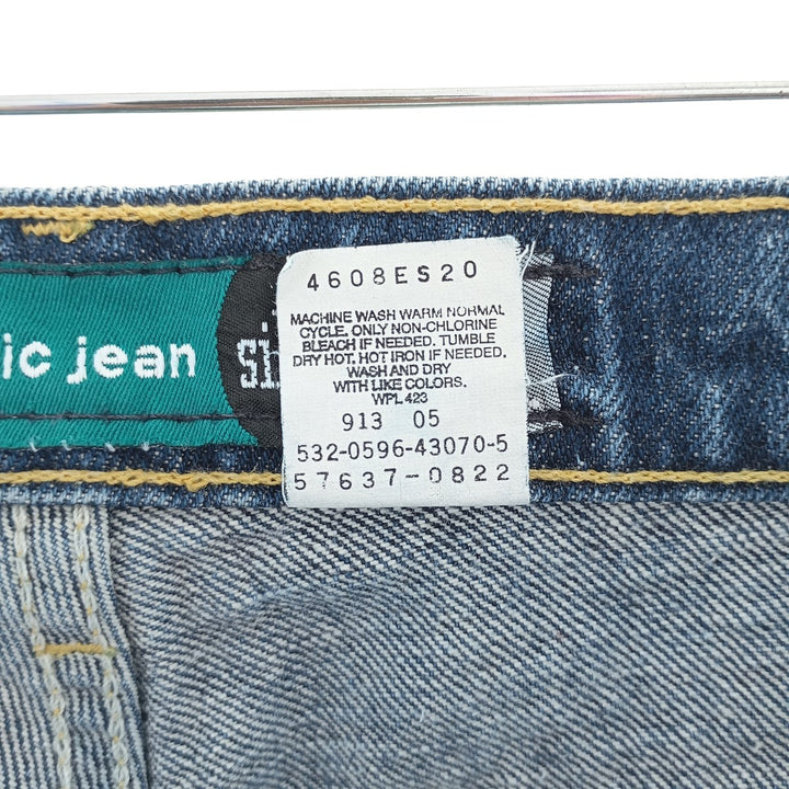 90'S Levi's SILVER TAB Silver Tab Straight Denim Pants Made in USA Women's L (w29) Vintage cotton blue type Vintage Second Hand