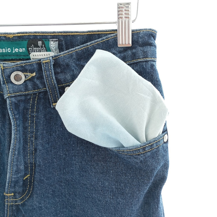 90'S Levi's SILVER TAB Silver Tab Straight Denim Pants Made in USA Women's L (w29) Vintage cotton blue type Vintage Second Hand
