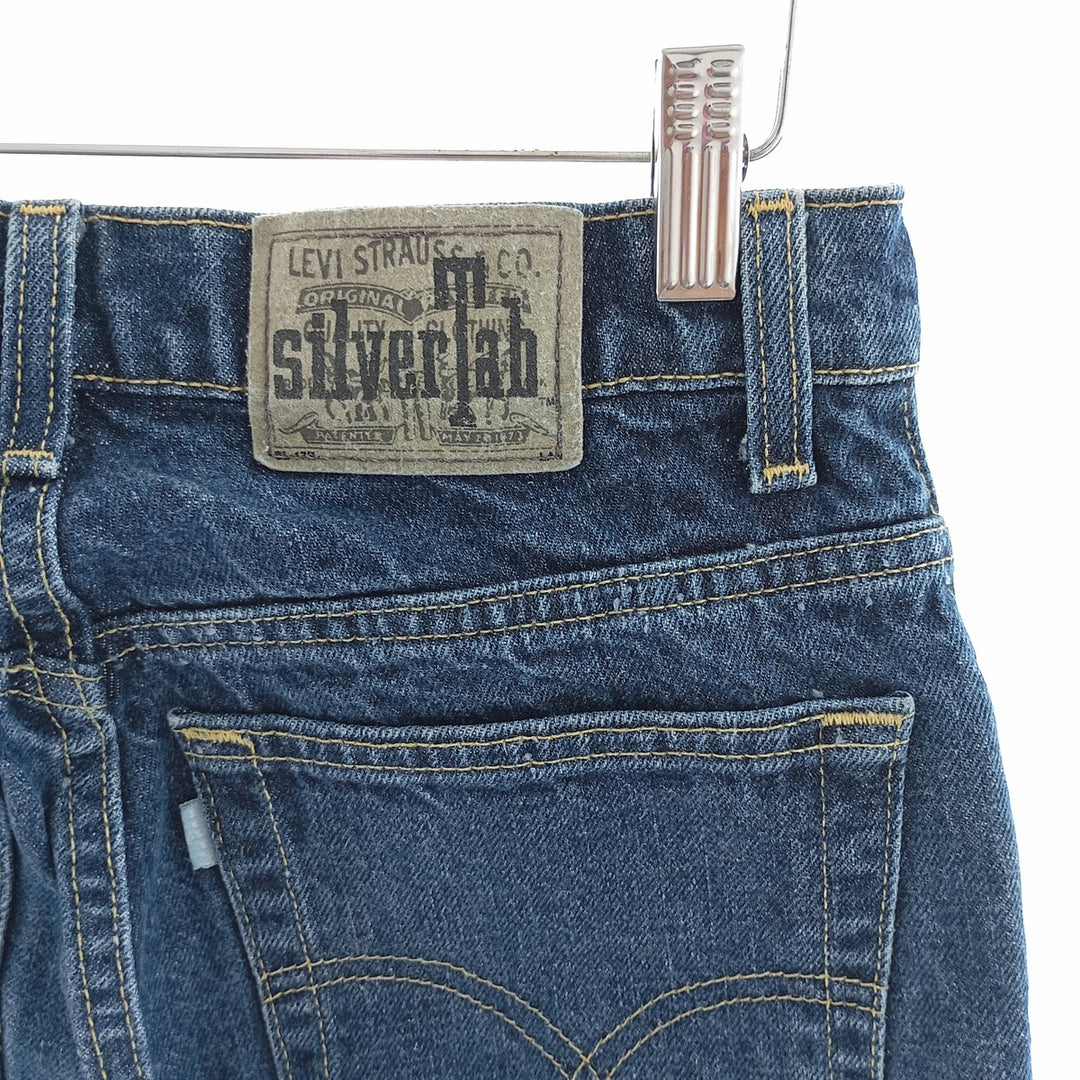 90'S Levi's SILVER TAB Silver Tab Straight Denim Pants Made in USA Women's L (w29) Vintage cotton blue type Vintage Second Hand