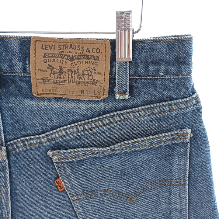 80'S Levi's 20505-0217 Orange Tab Tapered Denim Pants Made in USA Men's W34 Vintage /eaa417140