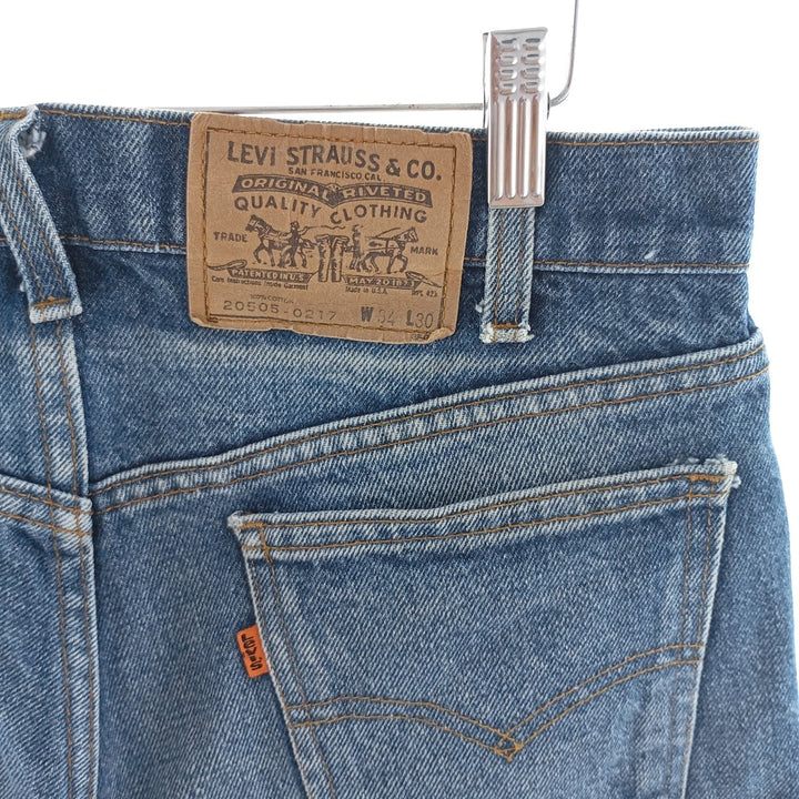 80'S Levi's 20505-0217 Orange Tab Tapered Denim Pants Made in USA Men's W34 Vintage /eaa417140