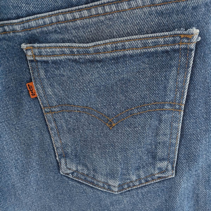 80'S Levi's 20505-0217 Orange Tab Tapered Denim Pants Made in USA Men's W34 Vintage /eaa417140
