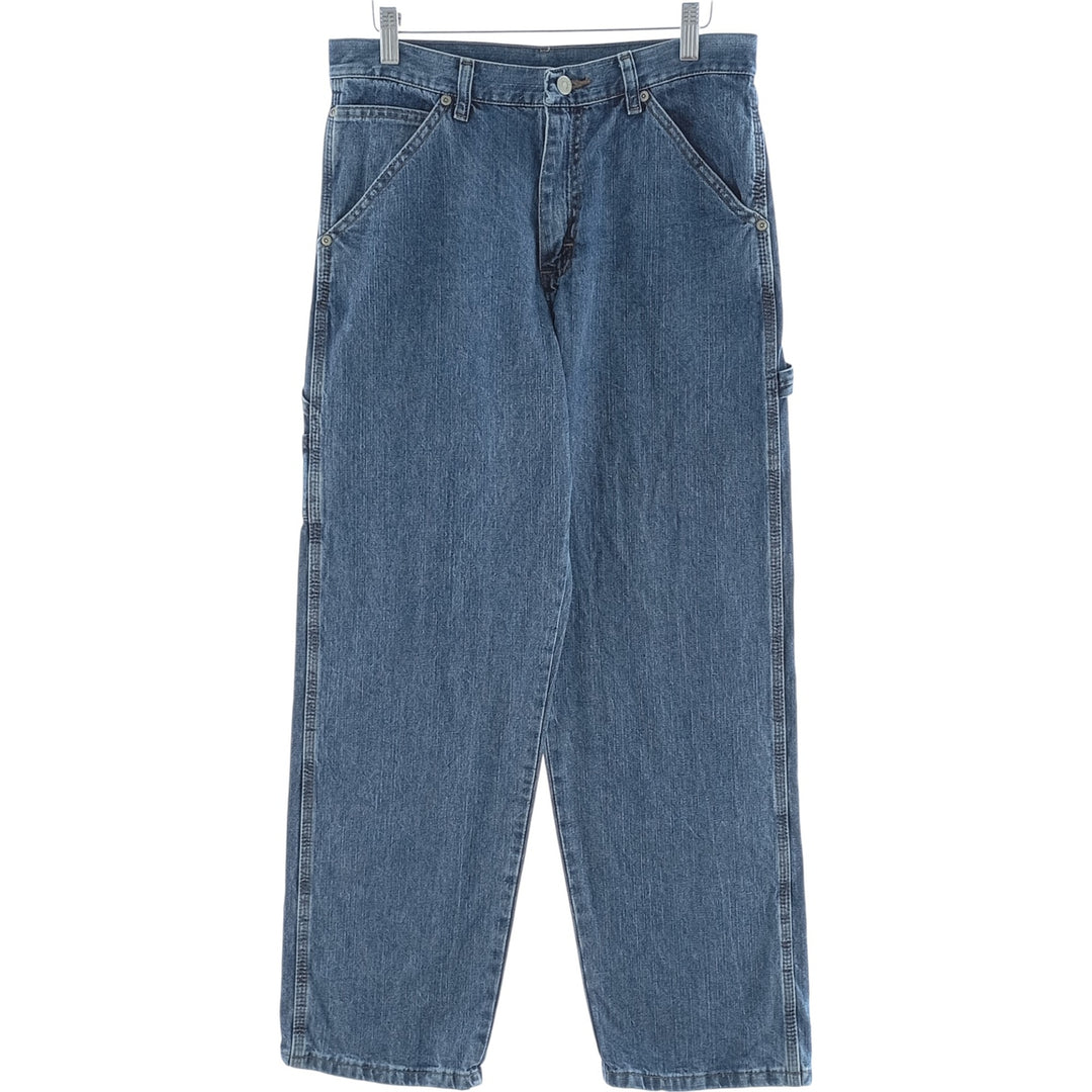 00'S Wrangler CARPENTER denim painter pants for men, W30 equivalent cotton blue type Vintage Second Hand