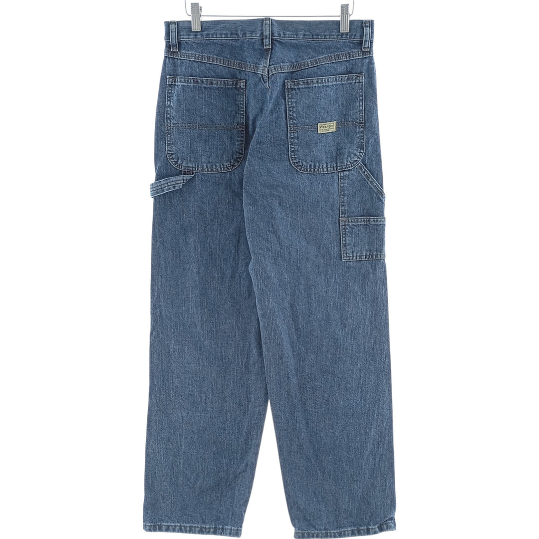 00'S Wrangler CARPENTER denim painter pants for men, W30 equivalent cotton blue type Vintage Second Hand