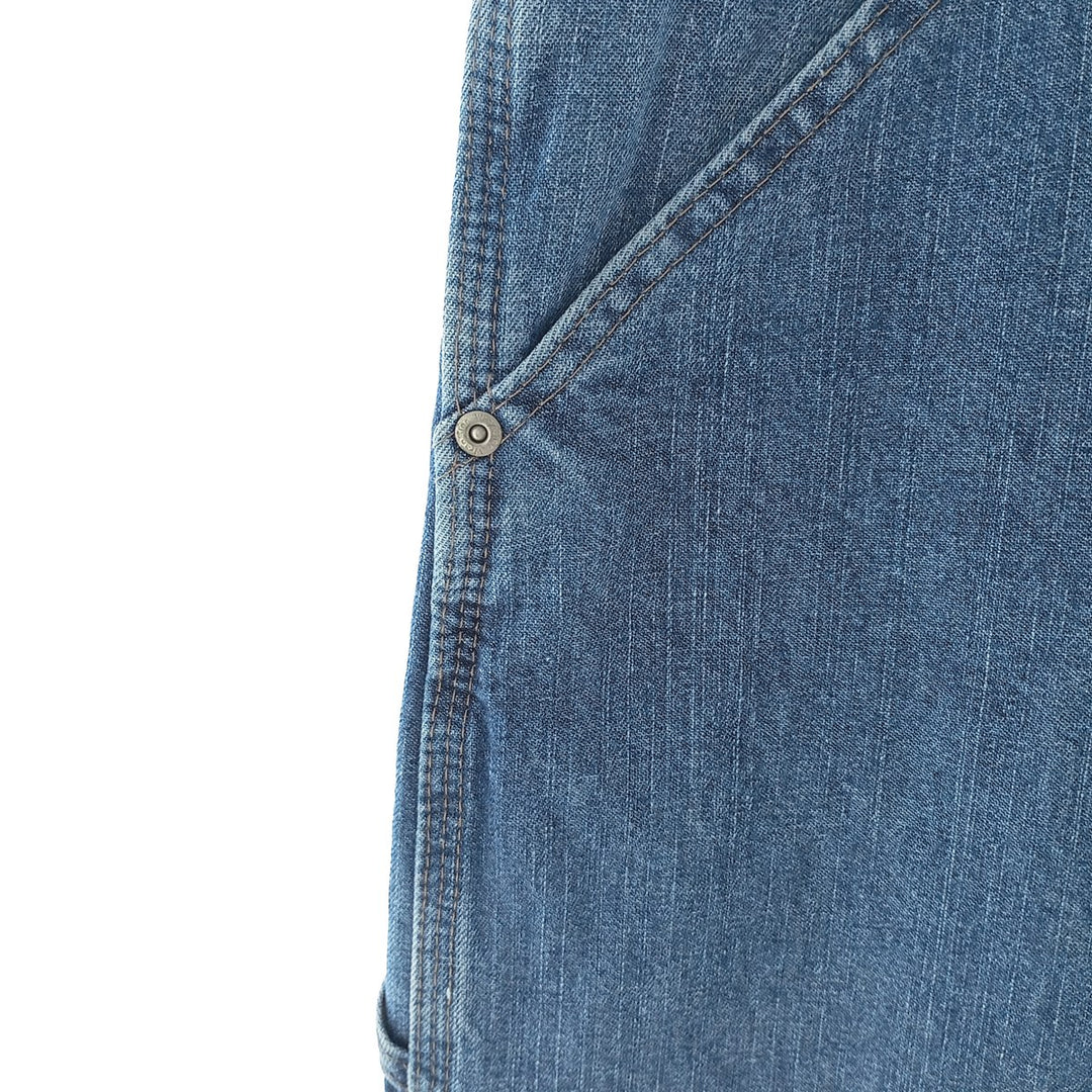 00'S Wrangler CARPENTER denim painter pants for men, W30 equivalent cotton blue type Vintage Second Hand