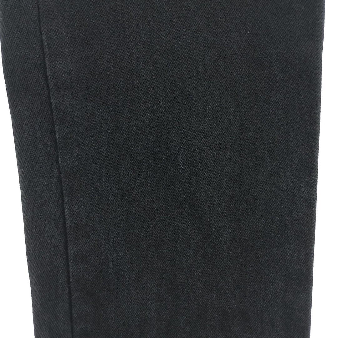 Rustler Black Denim Straight Denim Pants for Men, W33 equivalent cotton black type Vintage Second Hand