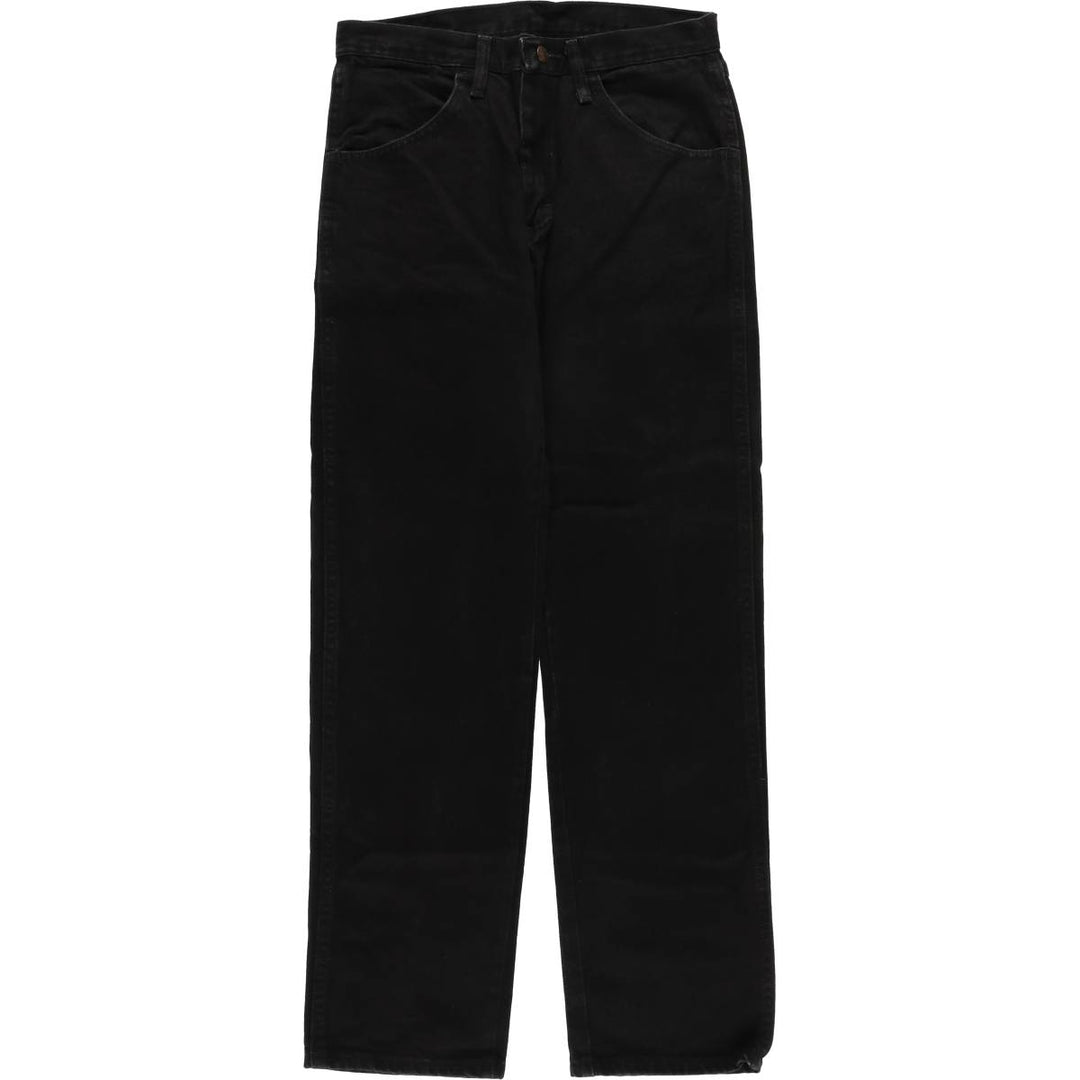 Rustler Black Denim Straight Denim Pants for Men, W30 equivalent cotton black type Vintage Second Hand