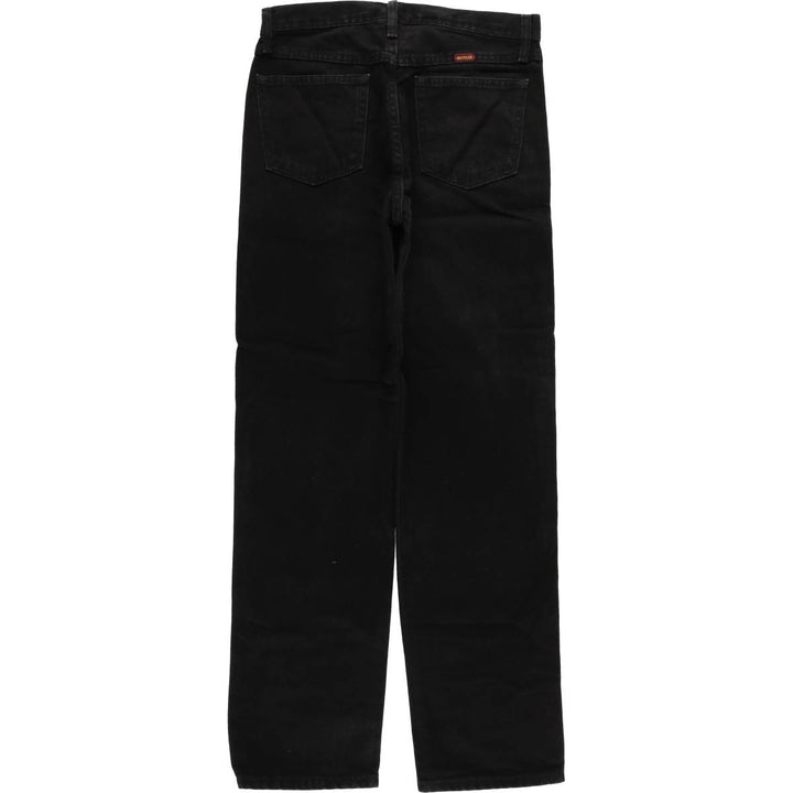 Rustler Black Denim Straight Denim Pants for Men, W30 equivalent cotton black type Vintage Second Hand
