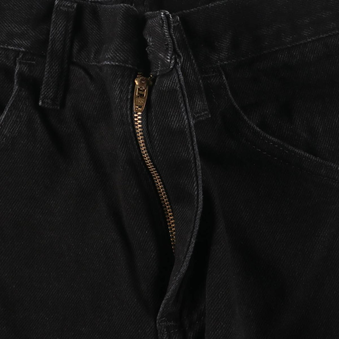 Rustler Black Denim Straight Denim Pants for Men, W30 equivalent cotton black type Vintage Second Hand