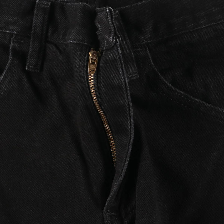 Rustler Black Denim Straight Denim Pants for Men, W30 equivalent cotton black type Vintage Second Hand