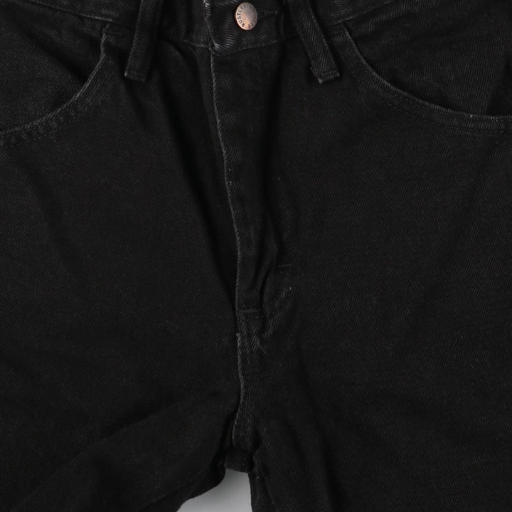 Rustler Black Denim Straight Denim Pants for Men, W30 equivalent cotton black type Vintage Second Hand