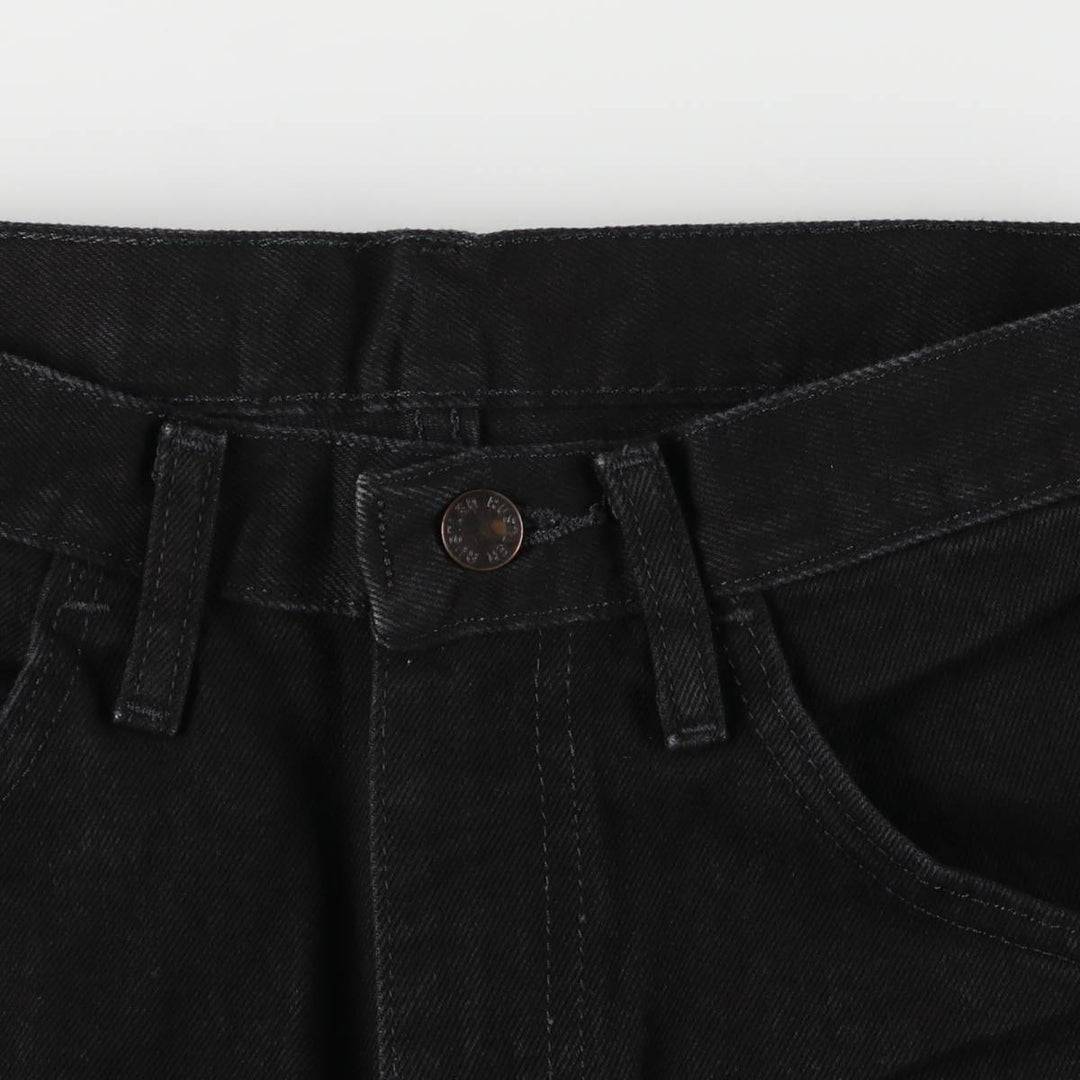 Rustler Black Denim Straight Denim Pants for Men, W29 cotton black type Vintage Second Hand