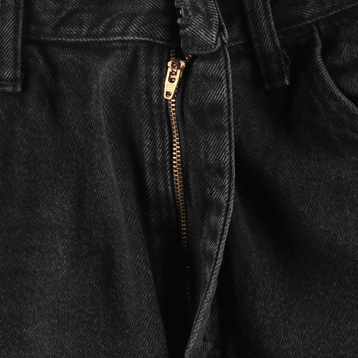 Rustler Black Denim Straight Denim Pants for Men, W35 equivalent cotton black type Vintage Second Hand