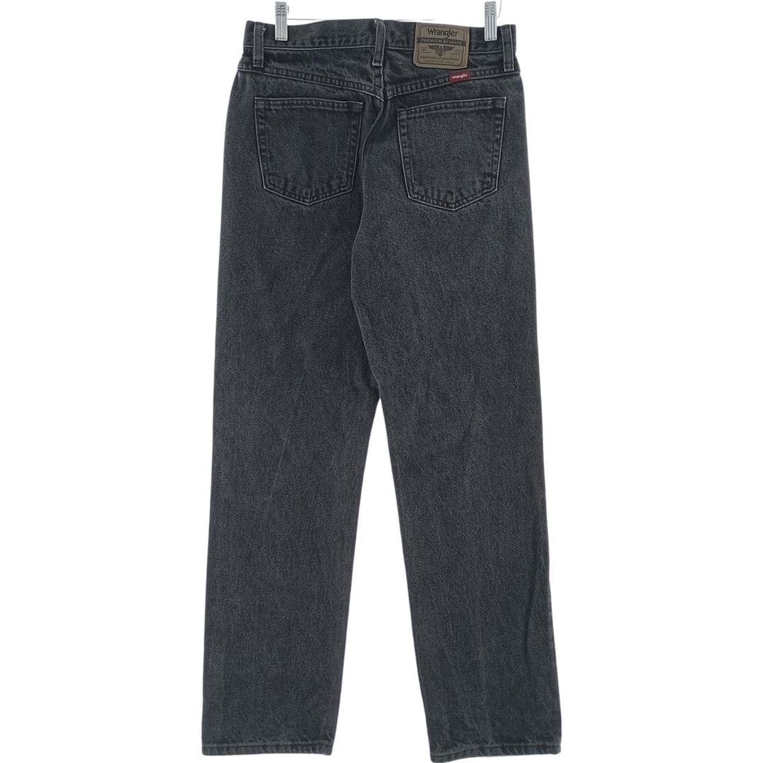 Wrangler Black Denim Straight Denim Pants Men's W29 cotton black type Vintage Second Hand