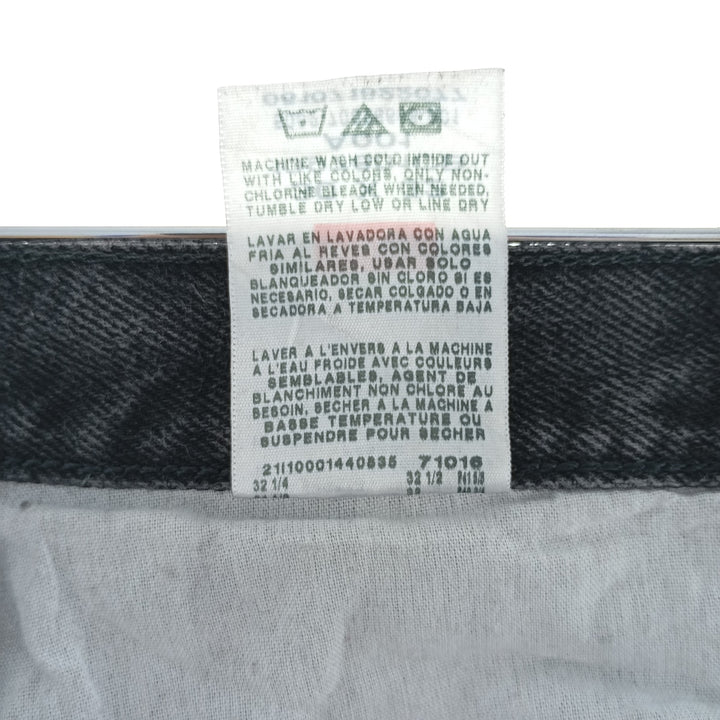 Wrangler Black Denim Straight Denim Pants Men's W29 cotton black type Vintage Second Hand