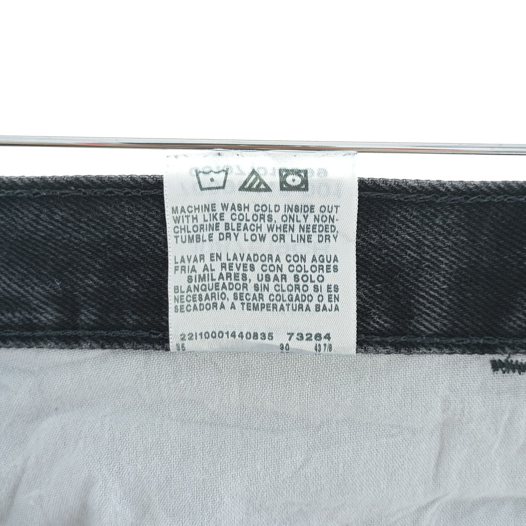 Rustler Black Denim Straight Denim Pants for Men, W33 equivalent cotton black type Vintage Second Hand