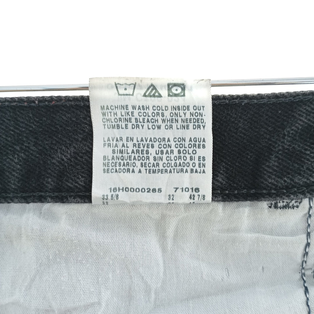Rustler Black Denim Straight Denim Pants for Men, W31 equivalent cotton black type Vintage Second Hand