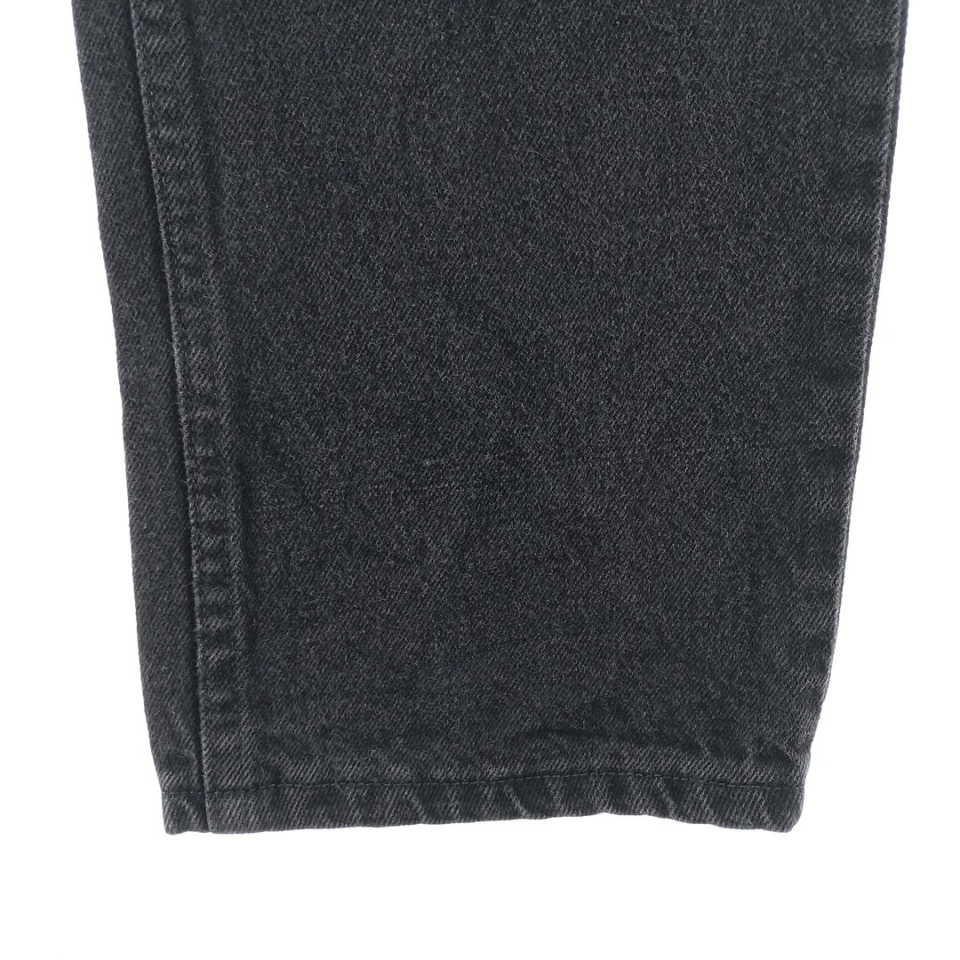 Rustler Black Denim Straight Denim Pants for Men, W31 equivalent cotton black type Vintage Second Hand