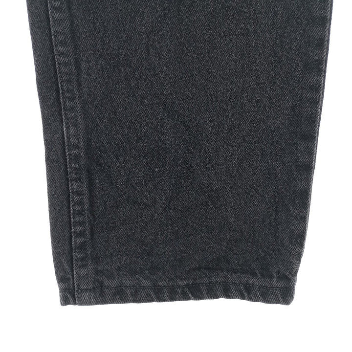 Rustler Black Denim Straight Denim Pants for Men, W31 equivalent cotton black type Vintage Second Hand