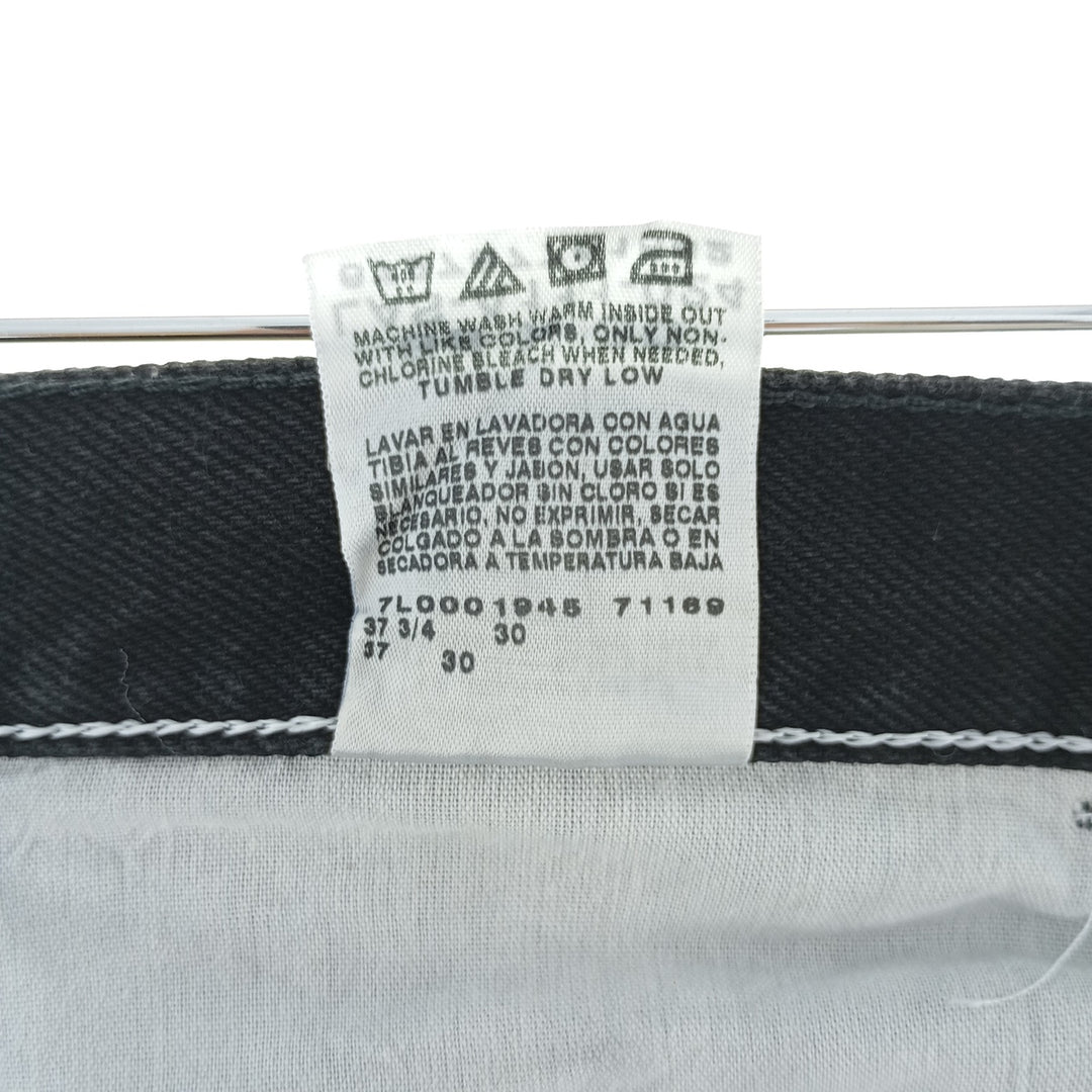 Rustler Black Denim Straight Denim Pants for Men, W36 cotton black type Vintage Second Hand