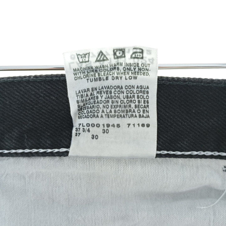Rustler Black Denim Straight Denim Pants for Men, W36 cotton black type Vintage Second Hand