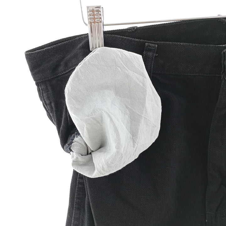 Rustler Black Denim Straight Denim Pants for Men, W36 cotton black type Vintage Second Hand