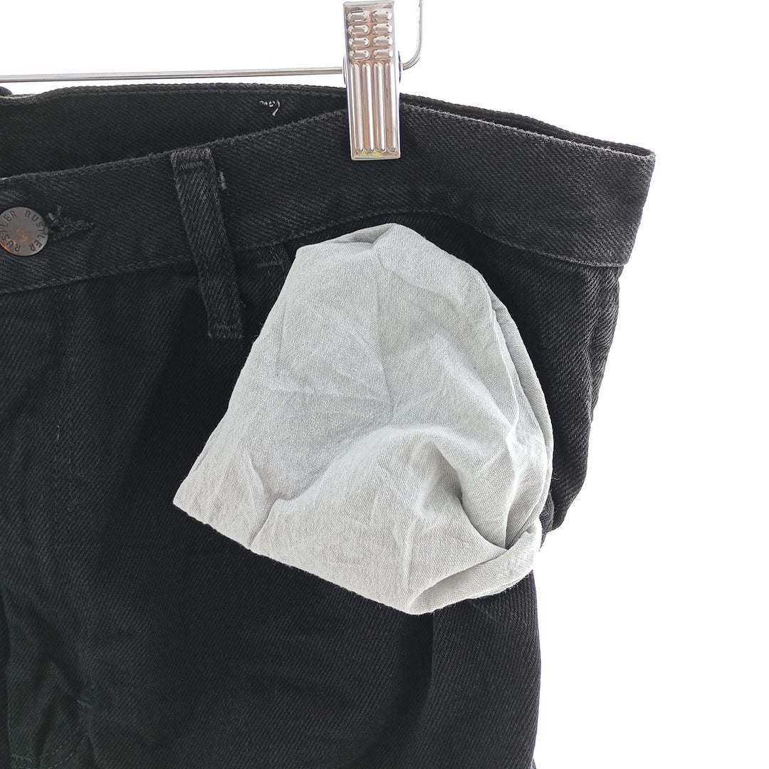 Rustler Black Denim Straight Denim Pants for Men, W36 cotton black type Vintage Second Hand