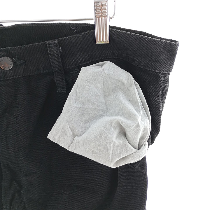 Rustler Black Denim Straight Denim Pants for Men, W36 cotton black type Vintage Second Hand
