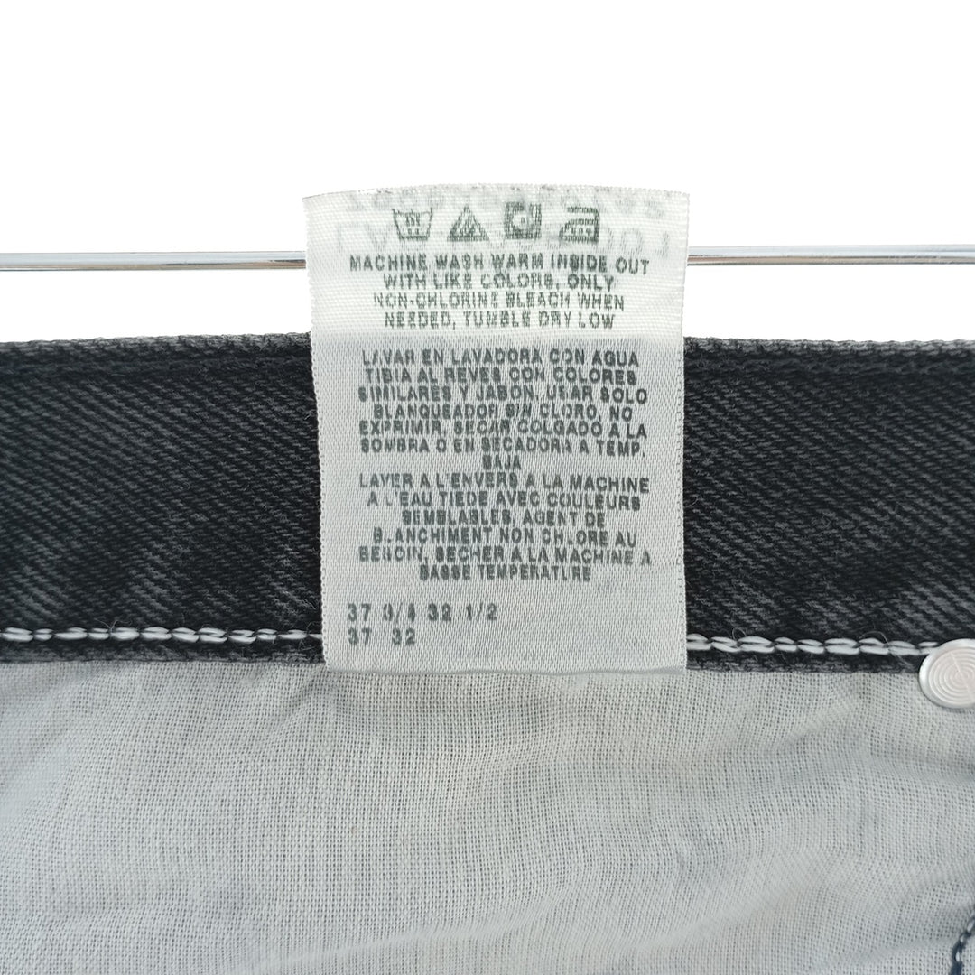 Wrangler Men's Black Denim Tapered Denim Pants, Size W36 cotton black type Vintage Second Hand