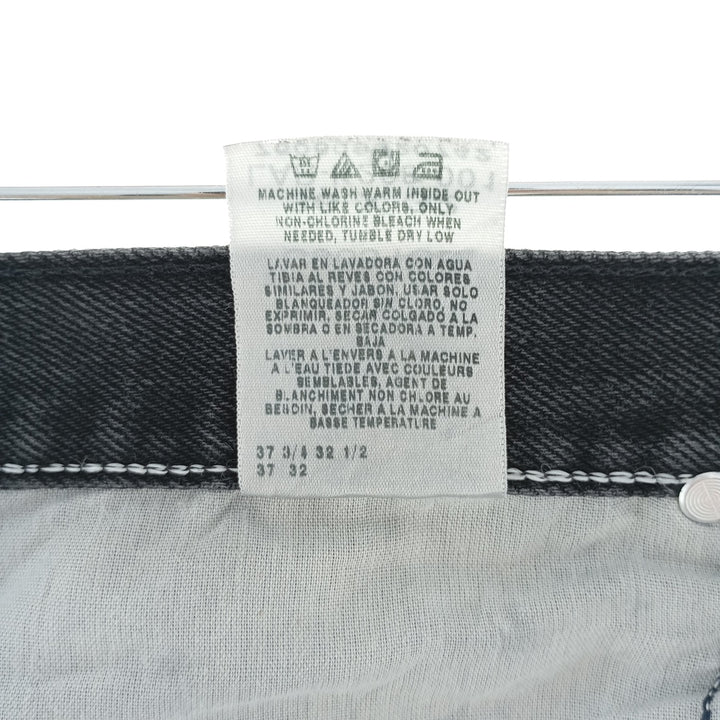 Wrangler Men's Black Denim Tapered Denim Pants, Size W36 cotton black type Vintage Second Hand