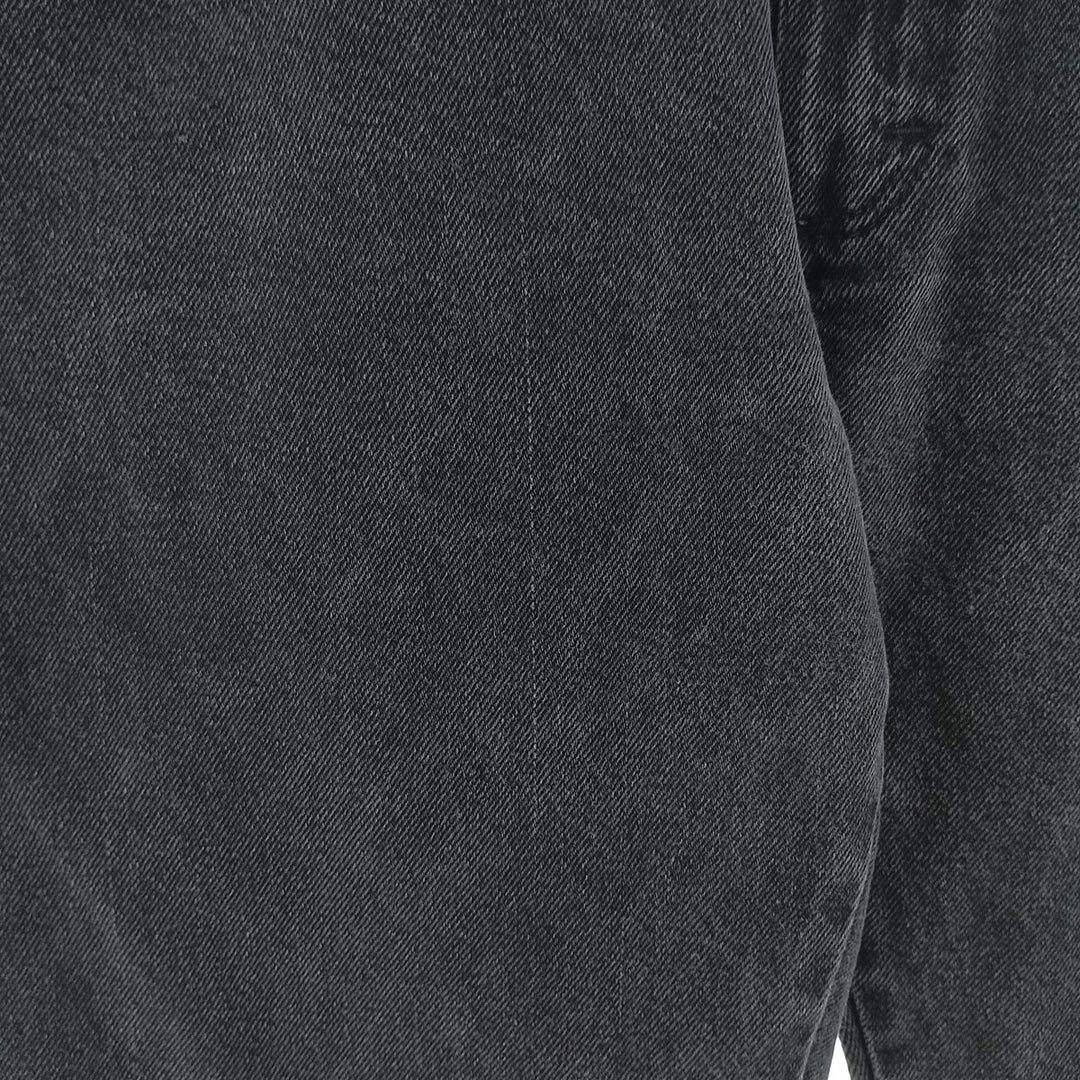 Wrangler Men's Black Denim Tapered Denim Pants, Size W36 cotton black type Vintage Second Hand