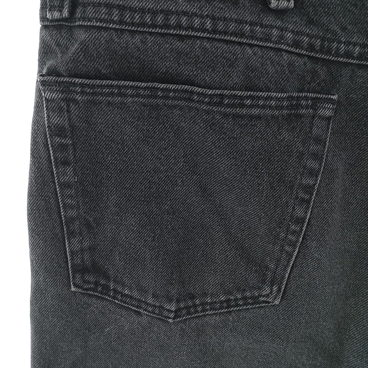 Wrangler Men's Black Denim Tapered Denim Pants, Size W36 cotton black type Vintage Second Hand