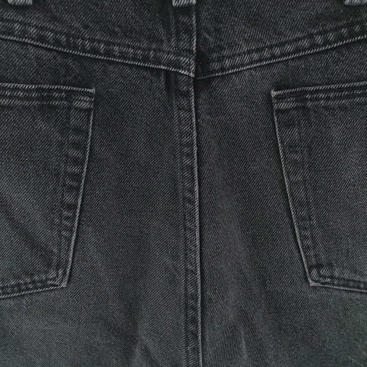 Wrangler Men's Black Denim Tapered Denim Pants, Size W36 cotton black type Vintage Second Hand